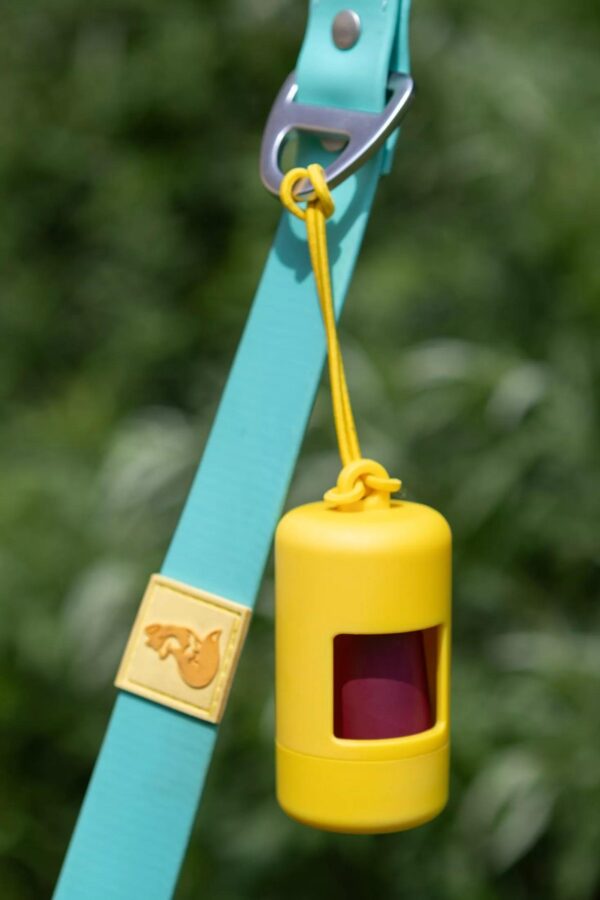 Sun-kissed Yellow Waste Bag Dispenser - Image 2