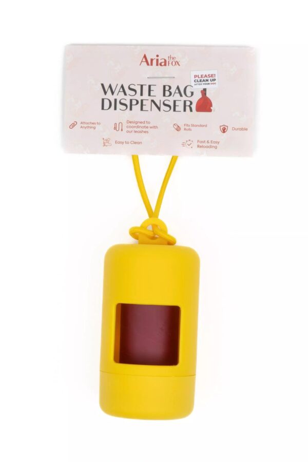 Sun-kissed Yellow Waste Bag Dispenser - Image 4