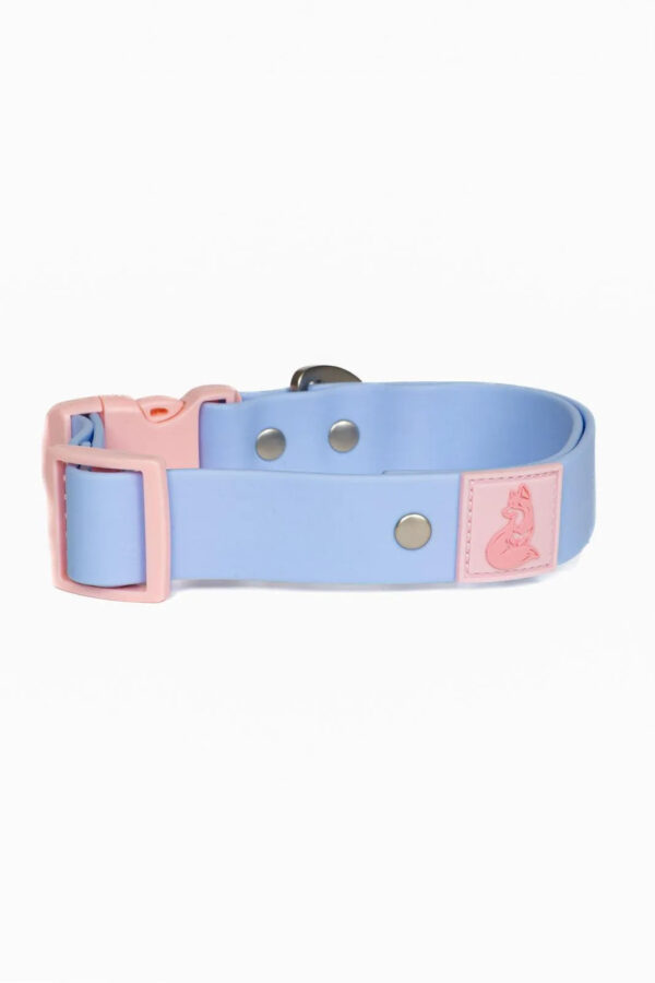Blue Sky Orchid Waterproof Dog Collar - Image 2