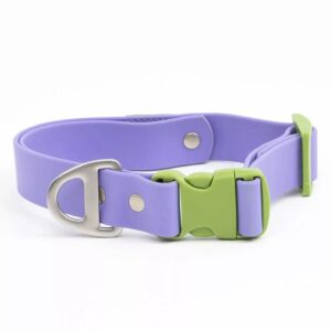 Lavender Garden Waterproof Dog Collar