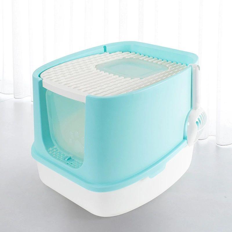 Fashionable Enclosed Cat Litter Box With Anti-Splash Design - Image 7
