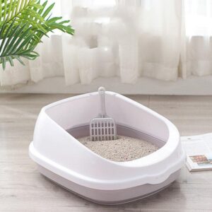Oversized Splash-Proof Semi-Enclosed Cat Litter Box: The Ultimate Kitten Haven