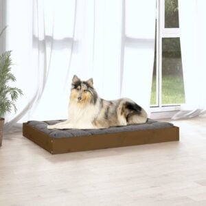 vidaXL Dog Bed Dog Sofa Bed Pet Couch Seat with Wooden Frame Solid Wood Pine