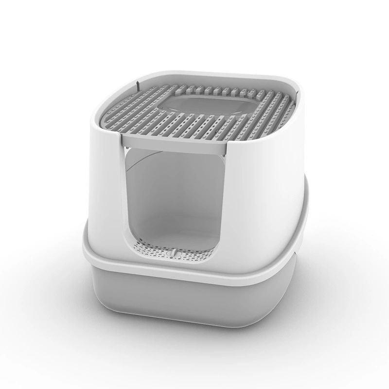 Fashionable Enclosed Cat Litter Box With Anti-Splash Design - Image 4