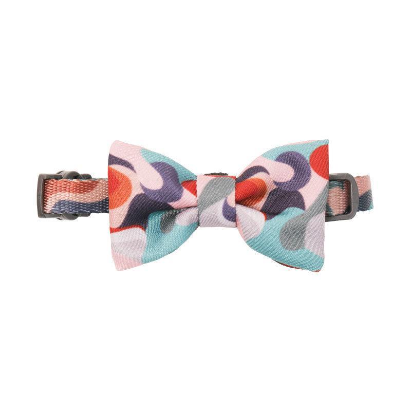 Casual Cotton Bow Tie Cat Collar - Stylish And Playful Accessory For Your Feline Friend - Image 2
