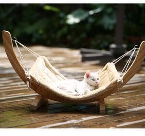 Wooden Cat Hammock