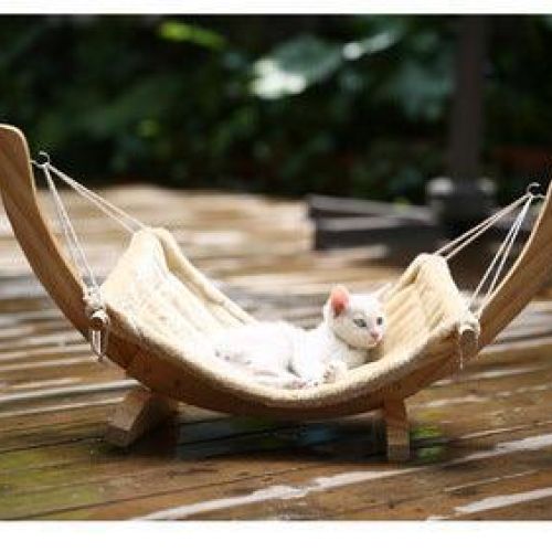 Wooden Cat Hammock